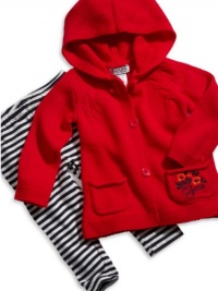 GUESS Hooded Sweater Set (12 - 24m), ORANGE (24M)