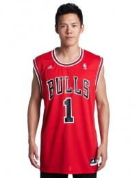 NBA Chicago Bulls Red Replica Jersey Derrick Rose #1