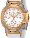 Tissot T Race Quartz White / Gold Women's Watch T048.217.27.017.00