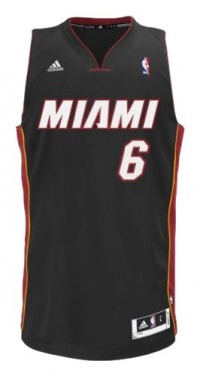 NBA Miami Heat LeBron James Swingman Jersey, Black, Small