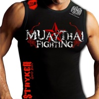 Muay Thai Fighting Black Muscle Stryker Sleeveless Tank Top T-shirt Top Tapout UFC MMA Brazilian Jiu Jitsu * Please Let Us Know the Size You Would Like Available in Size (Small,medium,large,xl,2xl,3xl