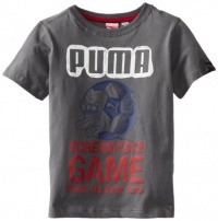 Puma - Kids Boys 2-7 Game Tee, Castlerock Gray, 5