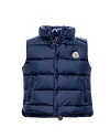 Perfect for brisk days layered over long sleeves, this puffer vest from Moncler will keep him toasty.