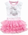 The style she's been wishing for, this tutu dress from Hello Kitty makes her dreams come true – with a crown kitty sequin graphic exclusive to Macy's!