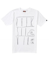 Picture it. Draw out his cool, casual style to everyone with this graphic t-shirt from Quiksilver.