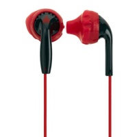 Yurbuds Ironman Inspire PRO Performance Fit Sport Earphones with 3-Button Control and Mic, Black/ Red -10101