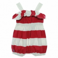 Ralph Lauren Striped Sleeveless Bodysuit Pink/White 3 Months