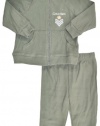 Calvin Klein Newborn Boys Green Thermal 2Pc Pant Set (0/3M)