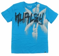 Hurley Big Boys V-Neck Baby Cyan Fashion T-Shirt (18/20)