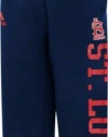 adidas St. Louis Cardinals Preschool Navy Blue Word Plus Fleece Sweatpants (4)