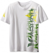 Hurley Boys 8-20 Miss Fortune T-Shirt, White, Medium