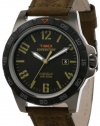 Timex Unisex T499269J  Expedition Rugged Metal Field Gunmetal Gray Case, Brown Leather Strap Watch