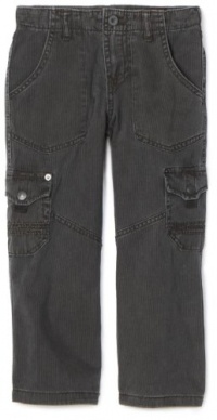 Timberland Boys 8-20 Printed Canvas Cargo Pant, Grey, 16