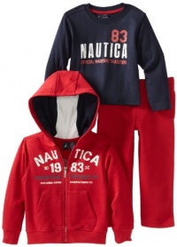 Nautica Sportswear Kids Boys 2-7 3 Piece Set With Hoody