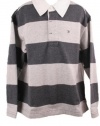 Tommy Hilfiger Toddler Boys/Boys Grey Jack Rugby Shirt-5