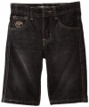 Timberland Boys 2-7 Toddler Denim Short, Black, 2T