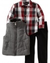 Kenneth Cole Boys 2-7 Puffy Vest Clothing Set