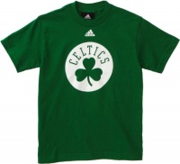 NBA Boston Celtics Youth 8-20 Short Sleeve T-Shirt Team Logo, Large, Green