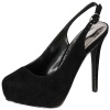 Breckelle'S Vanesa-11 Black Velvet SlingBack Sandals, Size: 6 (M) US [Apparel]