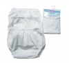 Dappi Waterproof 100% Vinyl Diaper Pants, 3Pack, White, Large