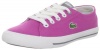 Lacoste Marcel Sneaker (Toddler/Little Kid/Big Kid),Dark Pink/White,6 M US Toddler