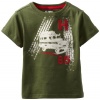 Tommy Hilfiger Boys 2-7 Short Sleeve Arnie Tee, Terrapin Brown, 03 Regular