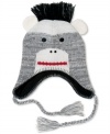 Don't monkey around. This American Rag novelty monkey hat gives your casual look a playful twist.