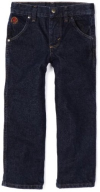 Wrangler Boys 2-7 20X Jean, Relaxed Fit, Stone Dark Denim, 6 Regular