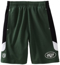 NFL New York Jets 8-20 Boys Kick Off Mesh Short (Hunter, Medium)