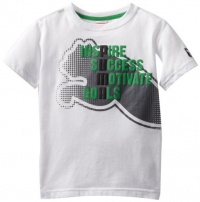 Puma - Kids Boys 2-7 Lit Success Tee, White, 6