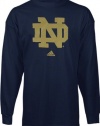 Notre Dame Fighting Irish Adidas Navy Infant Logo Long Sleeve T-Shirt