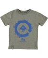 LRG Lifecycle T-Shirt (Sizes 4 - 7) - gray, 4