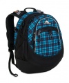 High Sierra Fat Boy Backpack (19.5 x 13 x 7-Inch, Blue/Black Plaid )