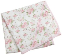 Little Me Cabbage Rose Tag along Blanket