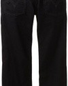 Levi's Boys 8-20 550 Relaxed Fit Jean Slim, BLACK MAGIC, 12 Slim