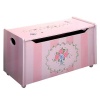 Teamson Girls Bouquet Hand Painted Wooden Toy Chest