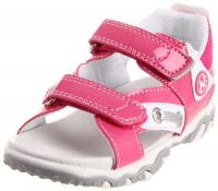 Naturino 256 Sandal (Toddler/Little Kid),Lacca/Rete Fuschia/Bianco,28 EU (11 M US Little Kid)