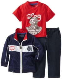 LRG - Kids Baby-boys Infant We're Still An Animal 3 Piece Set