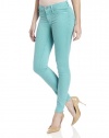 Hudson Women's Nico Midrise Skinny Fit, Soft Teal, 25