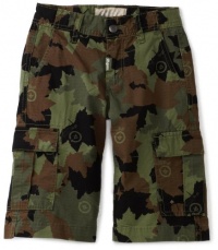 LRG - Kids Boys 2-7 Core Cargo Shorts, Olive, 4