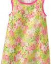 Lilly Pulitzer Girls 2-6X Little Lilly Classic Shift Eyelet Lace, Multi Floral Sunbonnet Lace, 2