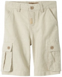 LRG - Kids Boys 2-7 Round the Bend Cargo Short, Beige, 4T