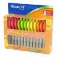 Westcott School Left and Right Handed Kids Scissors, 5 Blunt, Pack of 12, Assorted