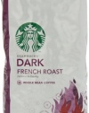 Starbucks Dark French Roast Coffee, Whole Bean, 12-Ounce Bags (Pack of 3)