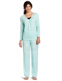 White Orchid Women's Alpine Forest Pajama Set