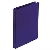 Wilson Jones Basic Round Ring Binder, 0.5 Inch Capacity, Letter Size, Dark Blue (W368-13NBL)