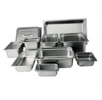 Winco SPJH-202 Steam Table Pan, Half Size, 2-1/2 Deep, Heavy Weight S/S