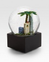 EXCLUSIVELY OURS. The Miami musical globe features city scenes and landmarks of sunny Miami Beach.Plays You Are My SunshineAbout 3.5 lbs7 highGlass dome with resin figuresImported