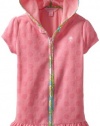 Lilly Pulitzer Girls 2-6X Cassine Cover-Up, Pretty Pink Big Spring, X-Small