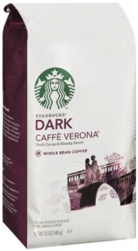 Starbucks Whole Bean Coffee, Caffe Verona, 12-Ounce (Pack of 6)